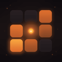 Emberline app icon showing glowing orange blocks on coal.
